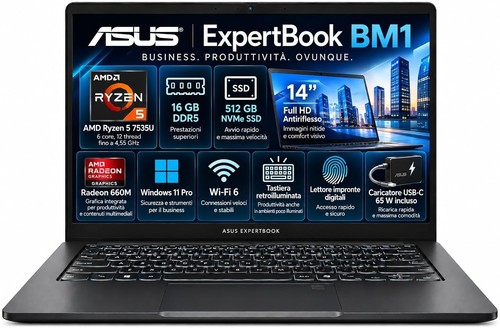Notebook asus expertbook bm1 - expertbook,