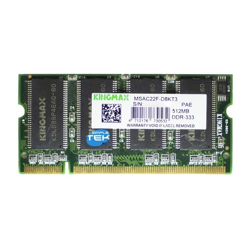 Ddr1 512mb 333mhz pc2700s - 512mb,