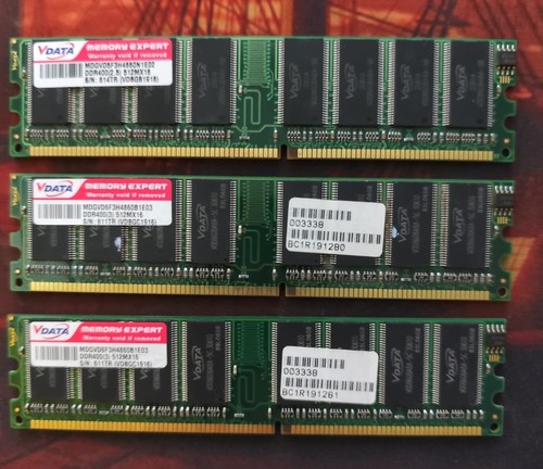 Data 512mb ddr400 pc3200 - 3x, v-data