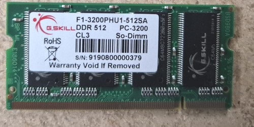 Ram skill 512 ddr - mb,
