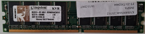 Memoria ram kingston 512mb - ram,