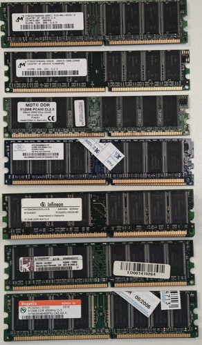 Ram ddr1 512mb desktop - 512mb,