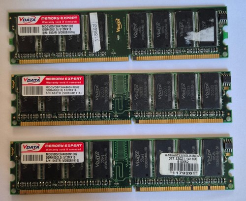 Lotto ram vdata - ram, ddr