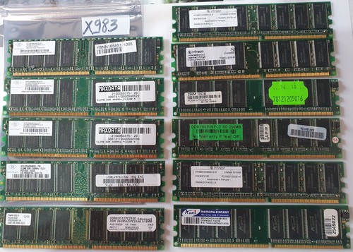 Lot ram ddr1 - lot, pc2100
