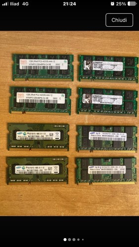 Lotto coppie ram - , dd2/3