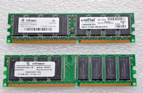 Ram 512 sdram infinieon - infinieon, ddr